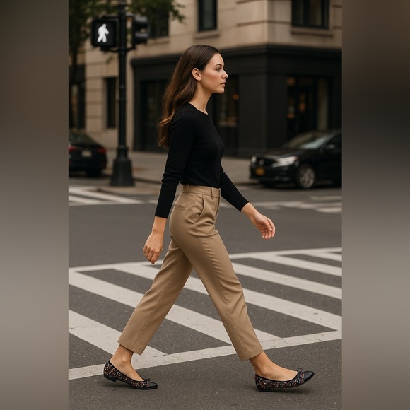 Steve Madden Glossier Colorful Tweed Bow Ballet Flats Black Cap Toe Women’s 10 - Picture 2 of 9